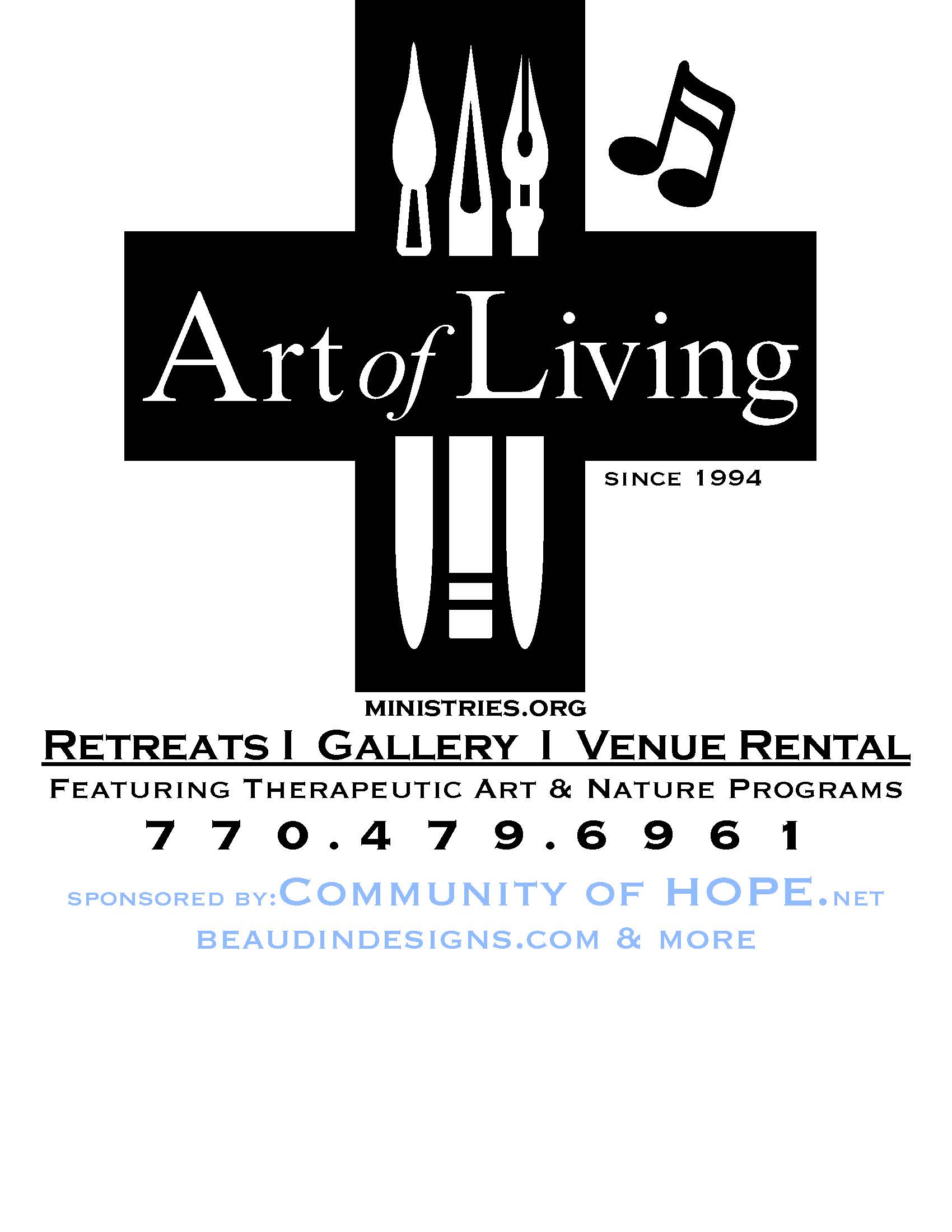 Girl’s Summer Art Camp ART OF LIVING MINISTRIES